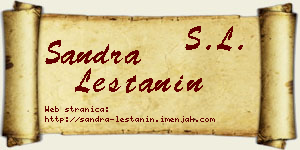 Sandra Leštanin vizit kartica